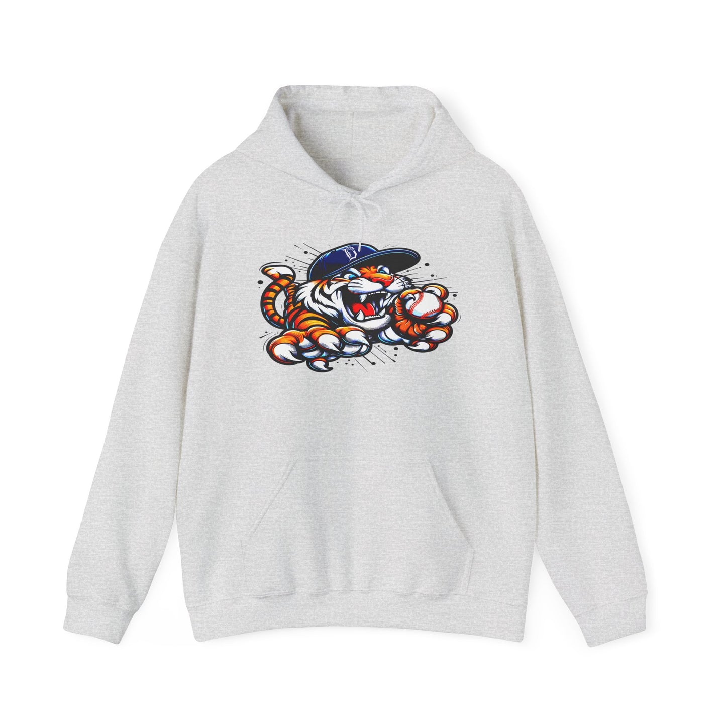 Detroit Roar City - Playful Tiger Graphic Hoodie