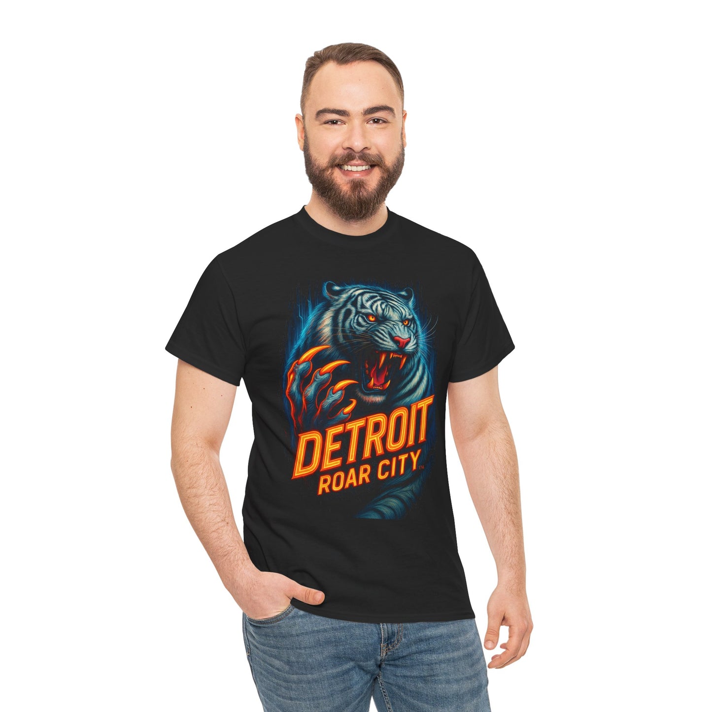 Detroit Tigers Roar City Tee, Baseball Fan Shirt, Sports Team Apparel, Unisex T-Shirt, Detroit Tigers Gift