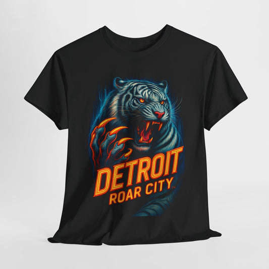 Detroit Tigers Roar City Tee, Baseball Fan Shirt, Sports Team Apparel, Unisex T-Shirt, Detroit Tigers Gift