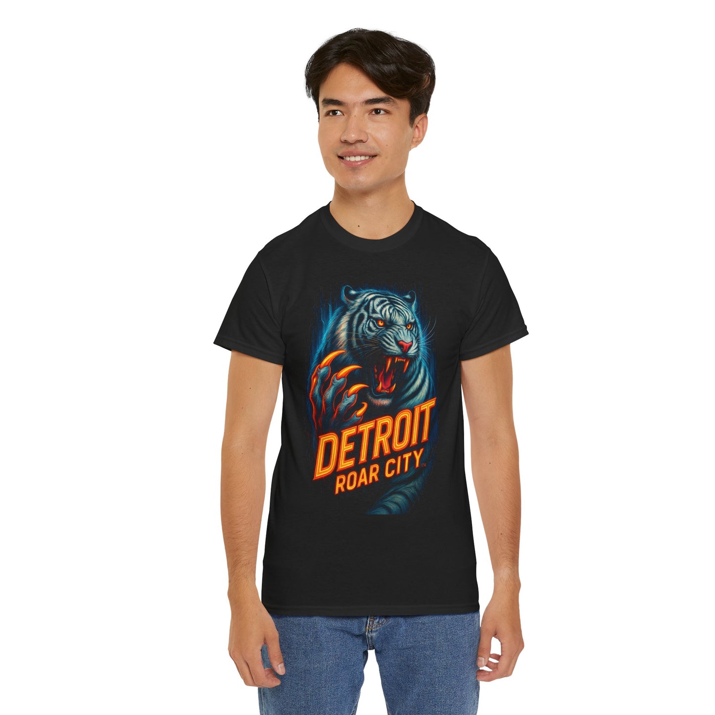 Detroit Tigers Roar City Tee, Baseball Fan Shirt, Sports Team Apparel, Unisex T-Shirt, Detroit Tigers Gift