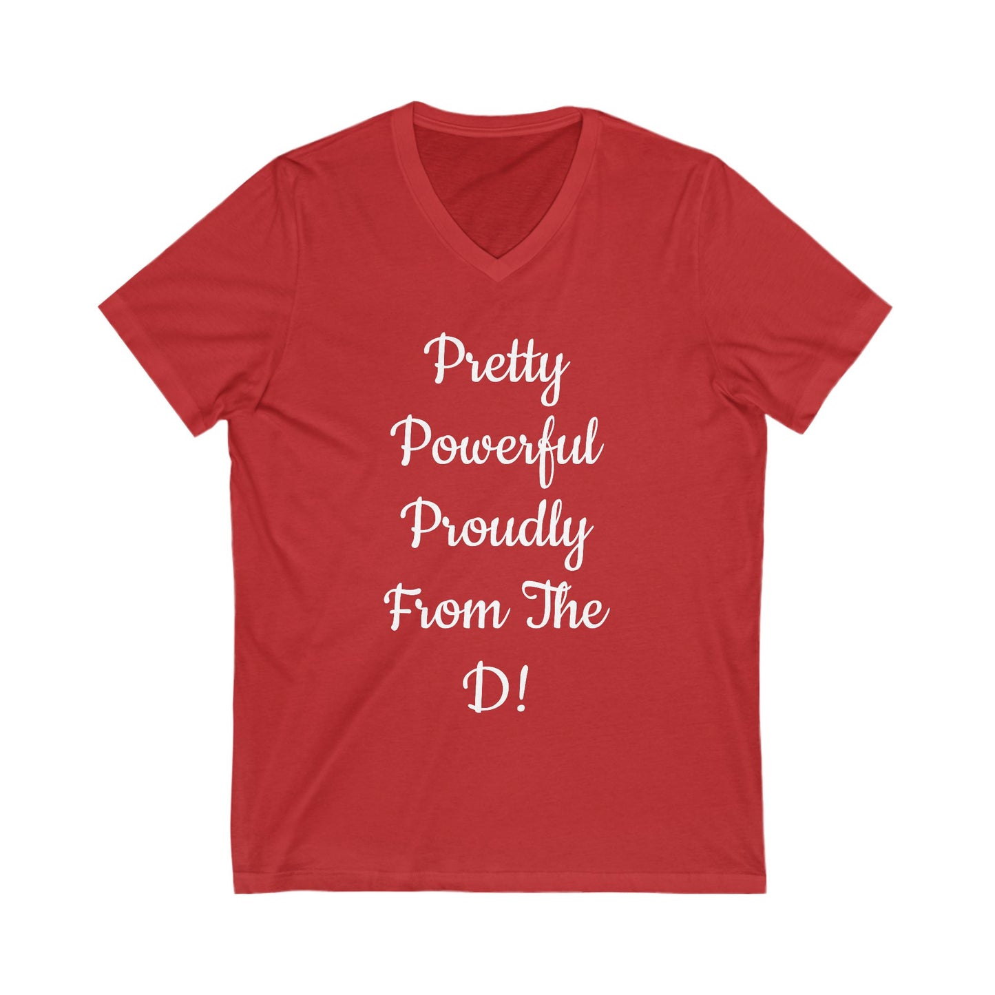Pretty and Powerful V-Neck Tee