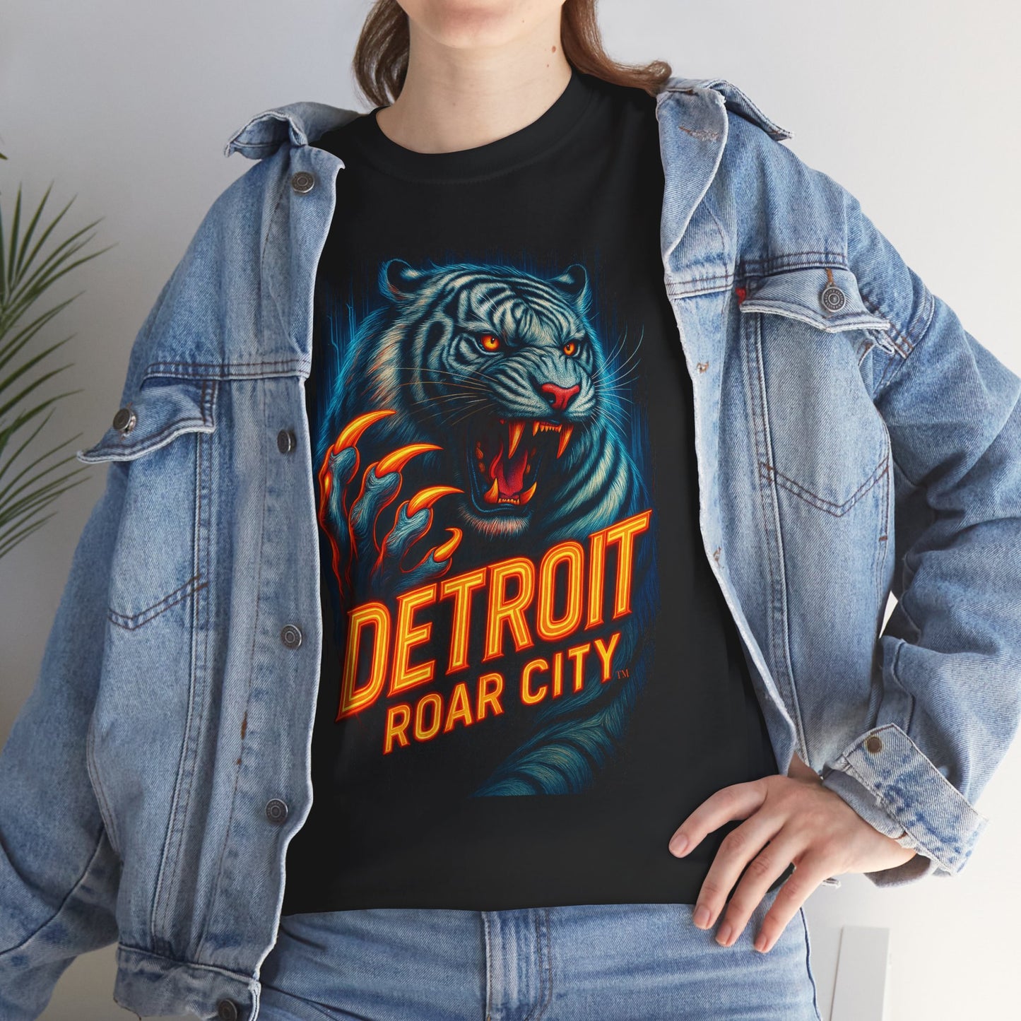 Detroit Tigers Roar City Tee, Baseball Fan Shirt, Sports Team Apparel, Unisex T-Shirt, Detroit Tigers Gift