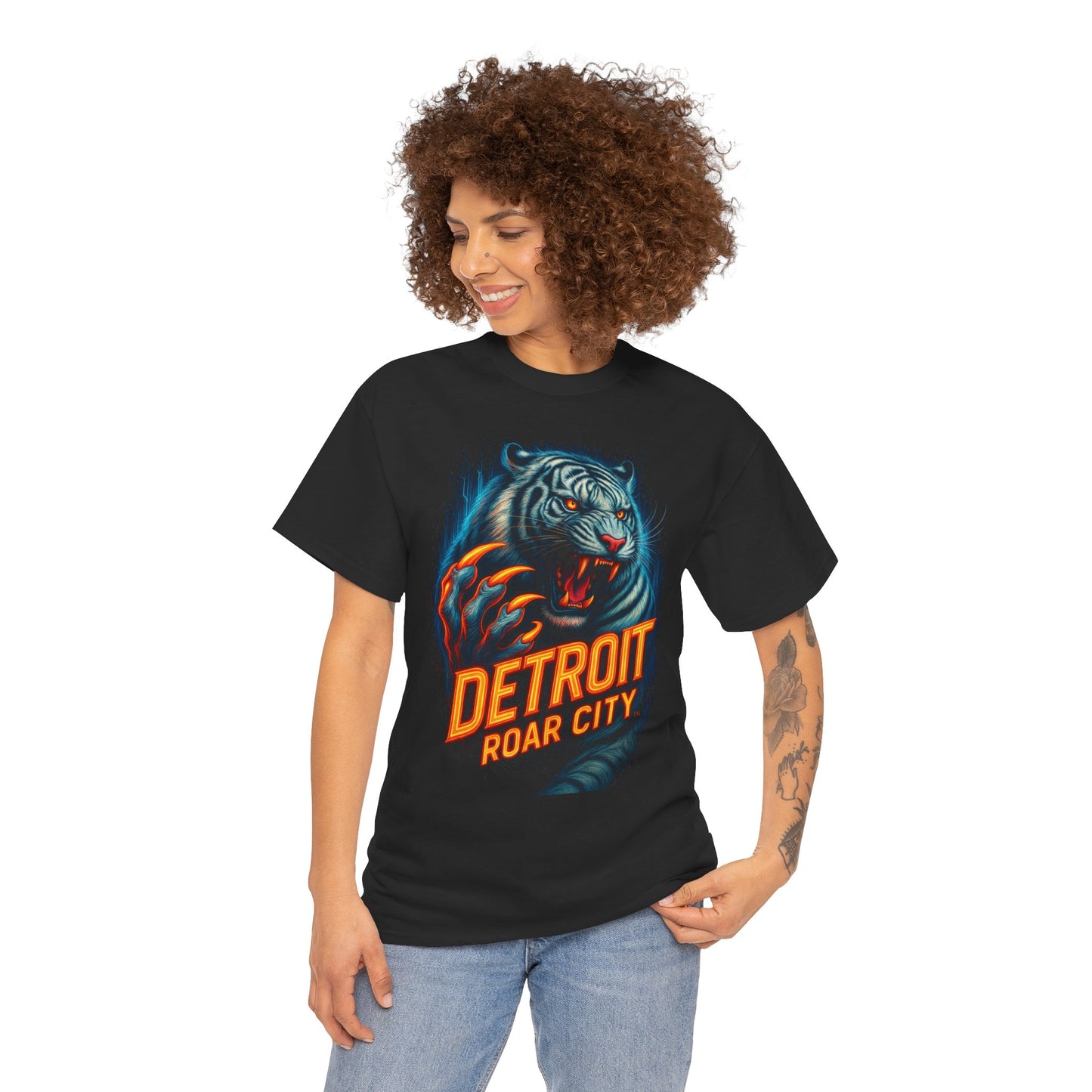 Detroit Tigers Roar City Tee, Baseball Fan Shirt, Sports Team Apparel, Unisex T-Shirt, Detroit Tigers Gift