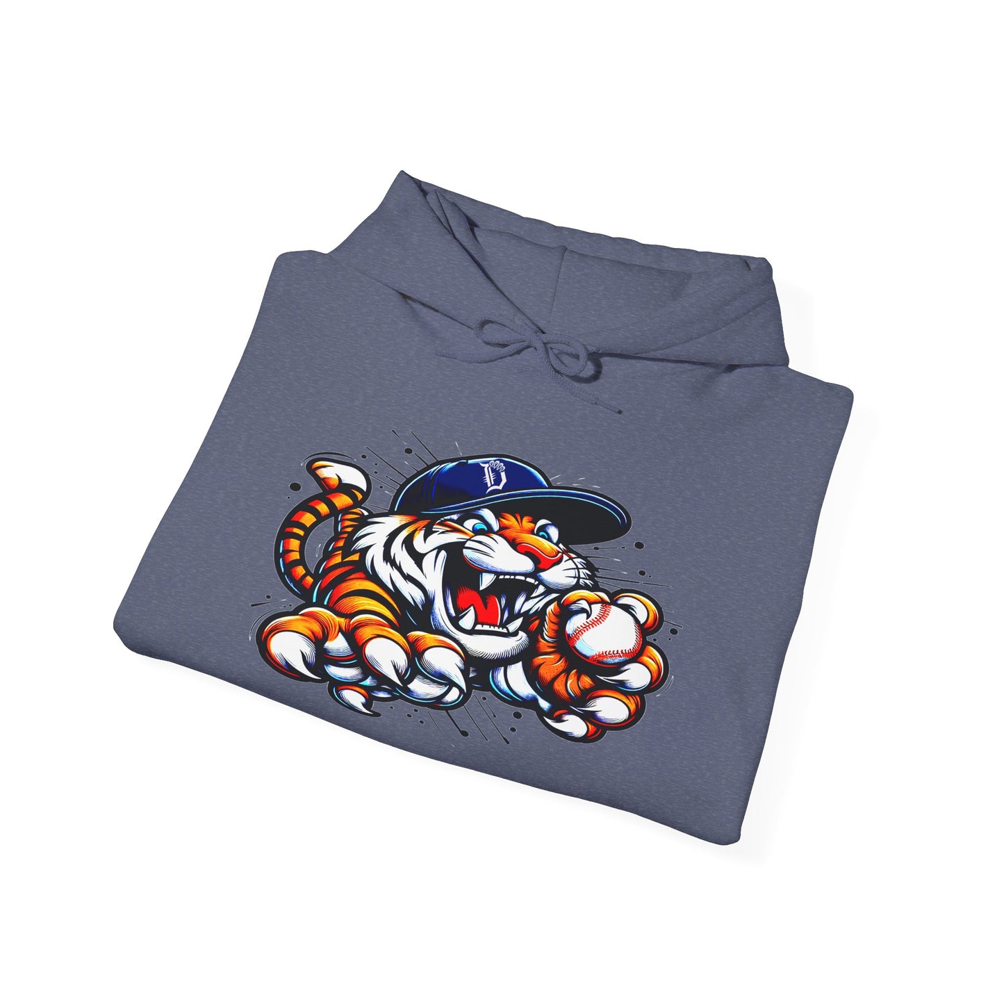 Detroit Roar City - Playful Tiger Graphic Hoodie