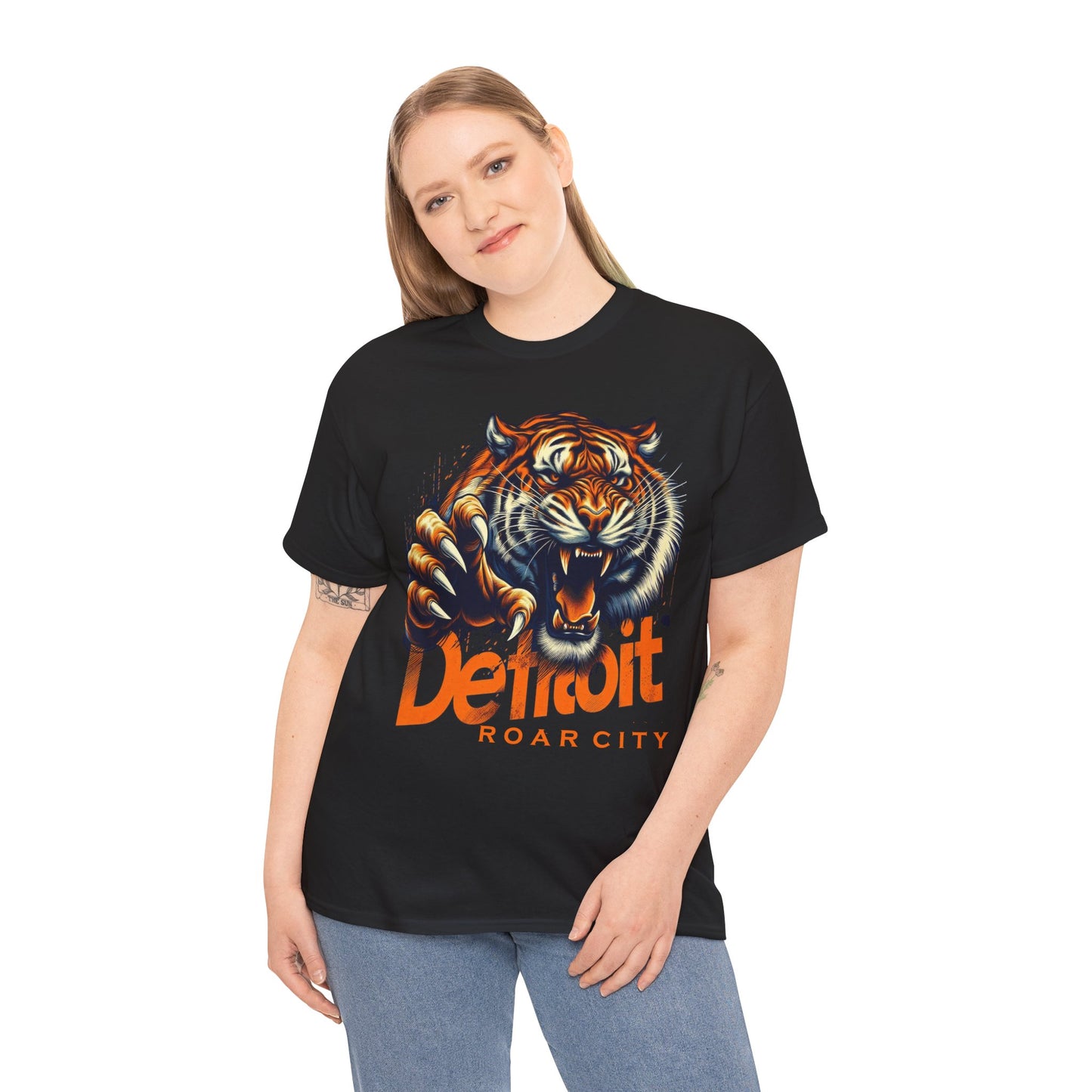 Detroit Tigers Roar City Tee, Football Fan Shirt, Sports Team Apparel, Unisex T-Shirt, Detroit Lions Gift