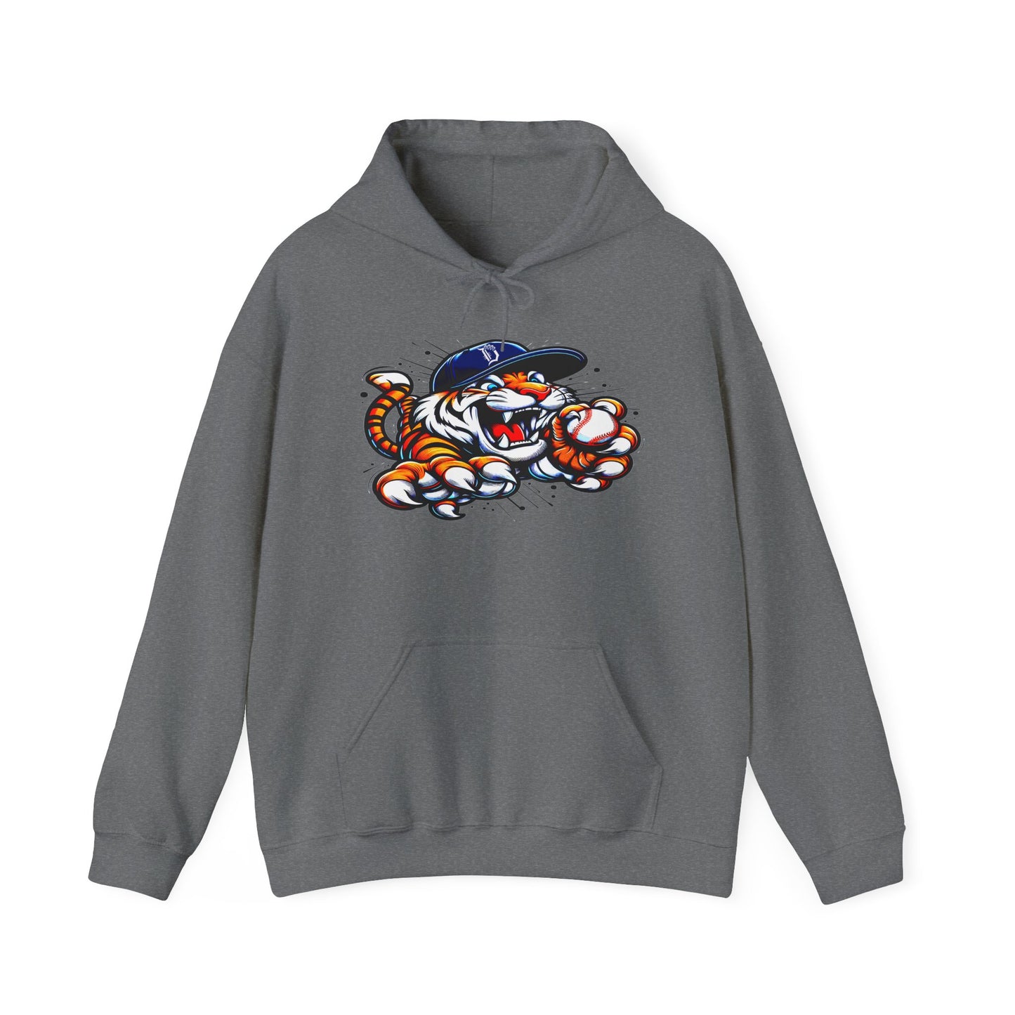 Detroit Roar City - Playful Tiger Graphic Hoodie