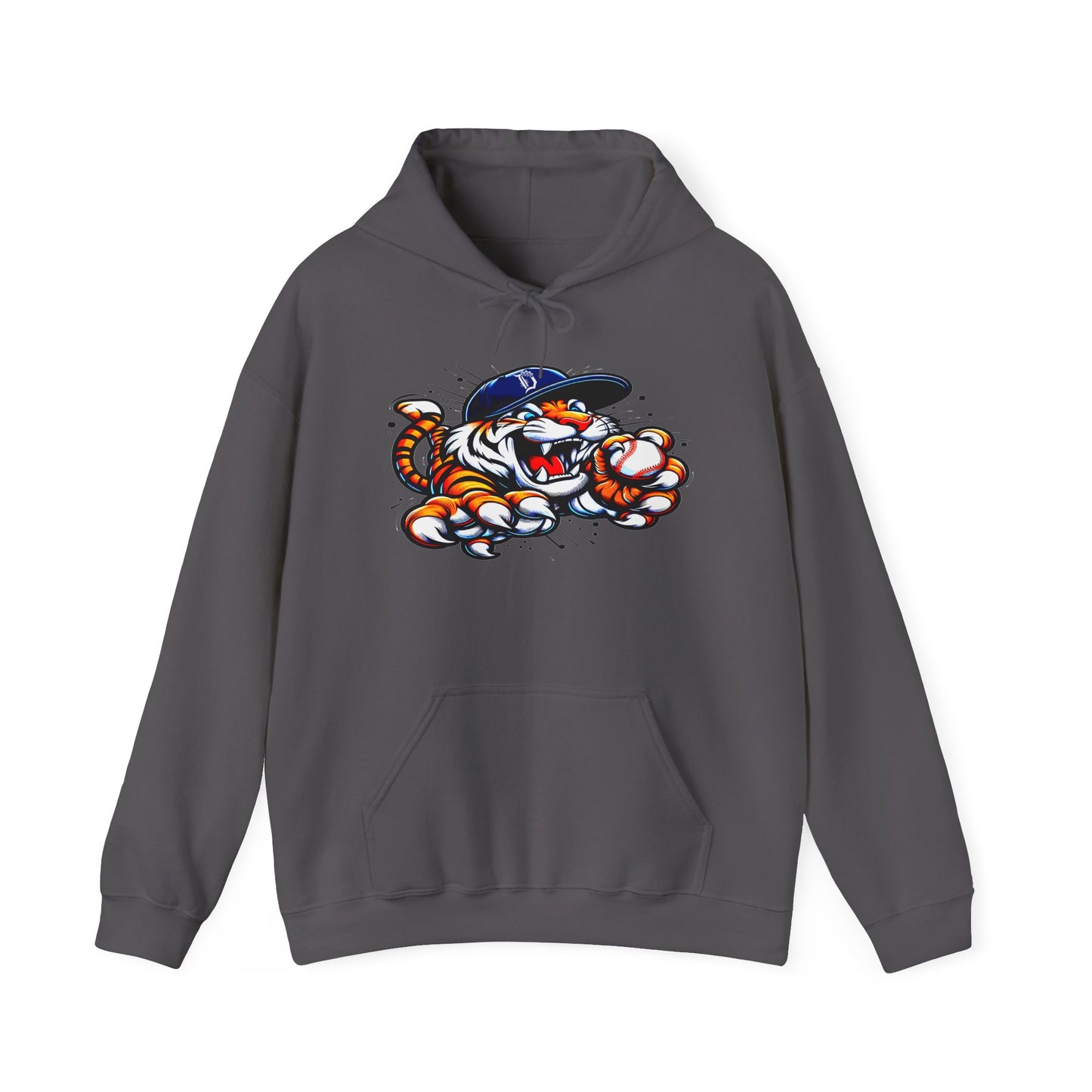 Detroit Roar City - Playful Tiger Graphic Hoodie