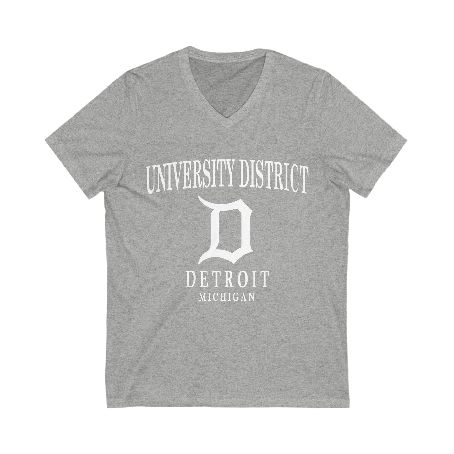 Detroit University District V-Neck Tee