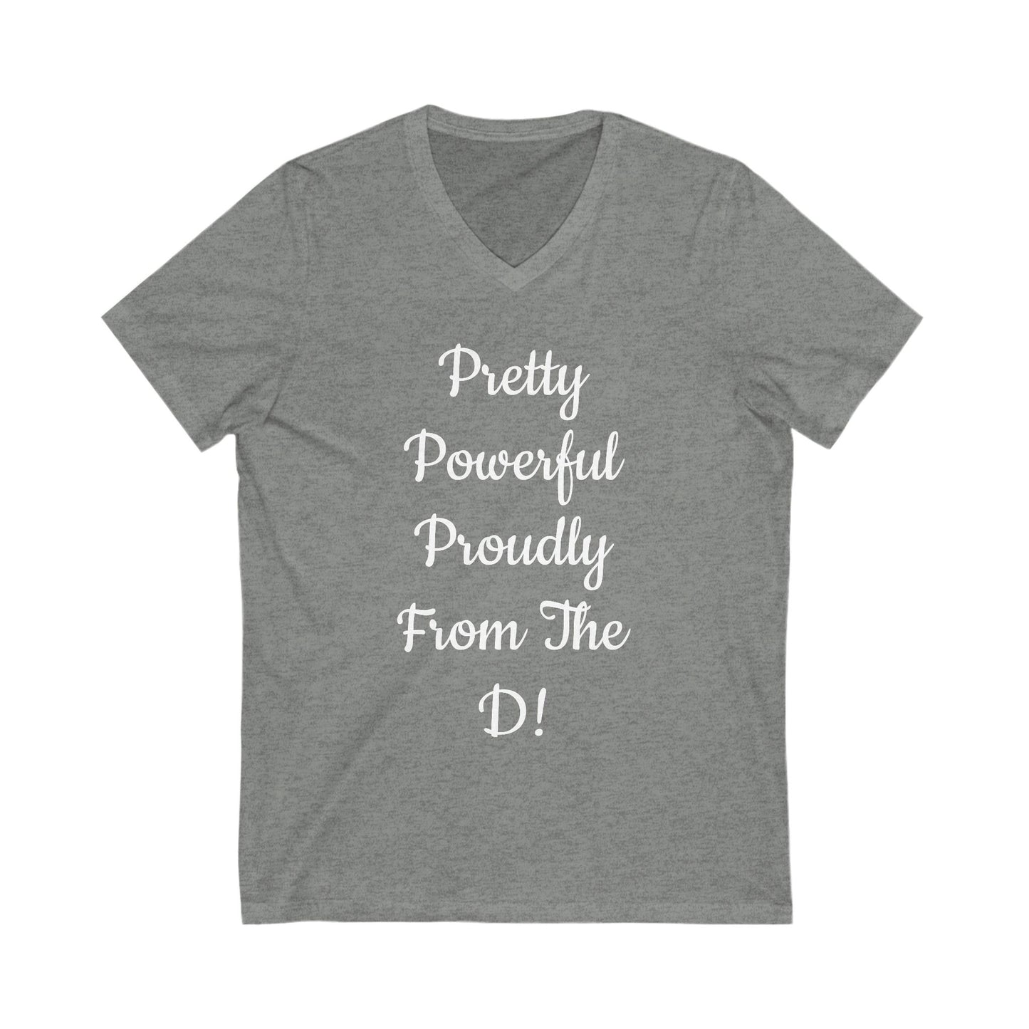 Pretty and Powerful V-Neck Tee