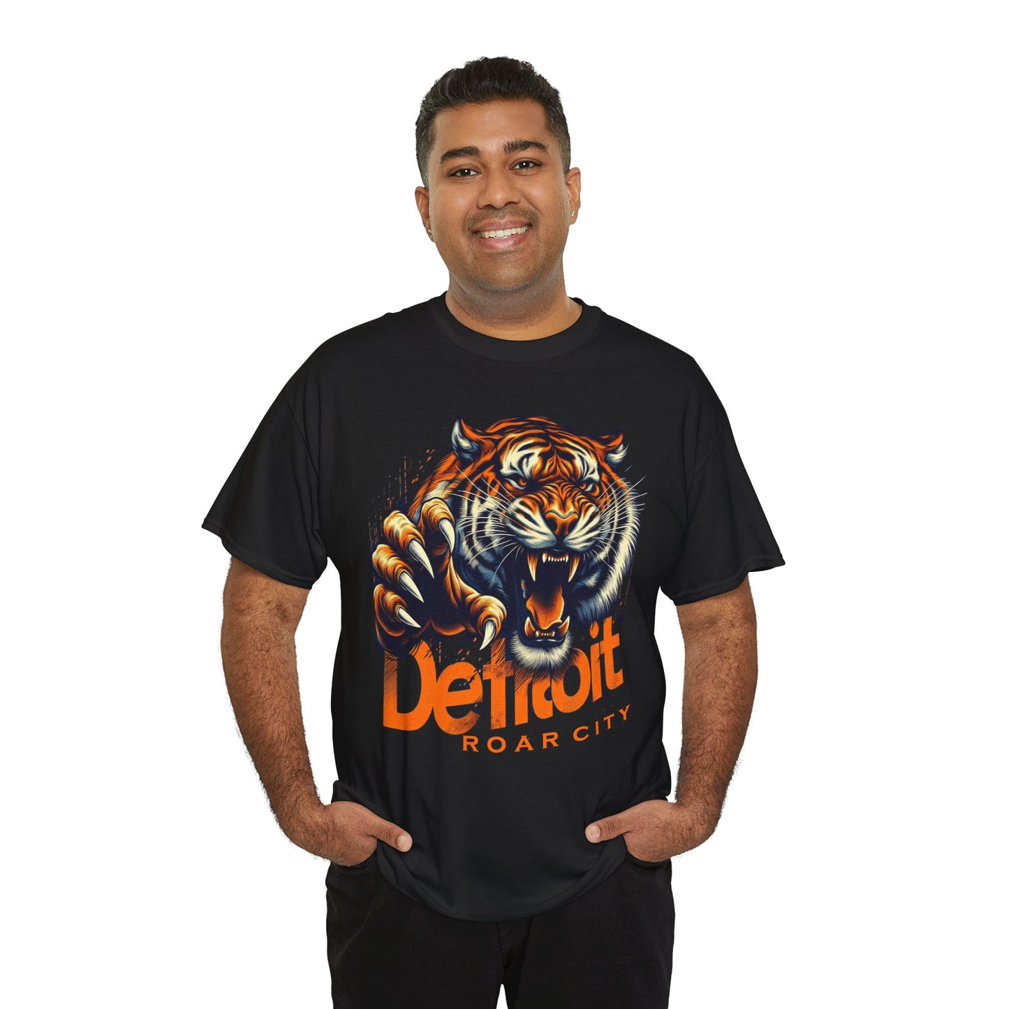 Detroit Tigers Roar City Tee, Football Fan Shirt, Sports Team Apparel, Unisex T-Shirt, Detroit Lions Gift
