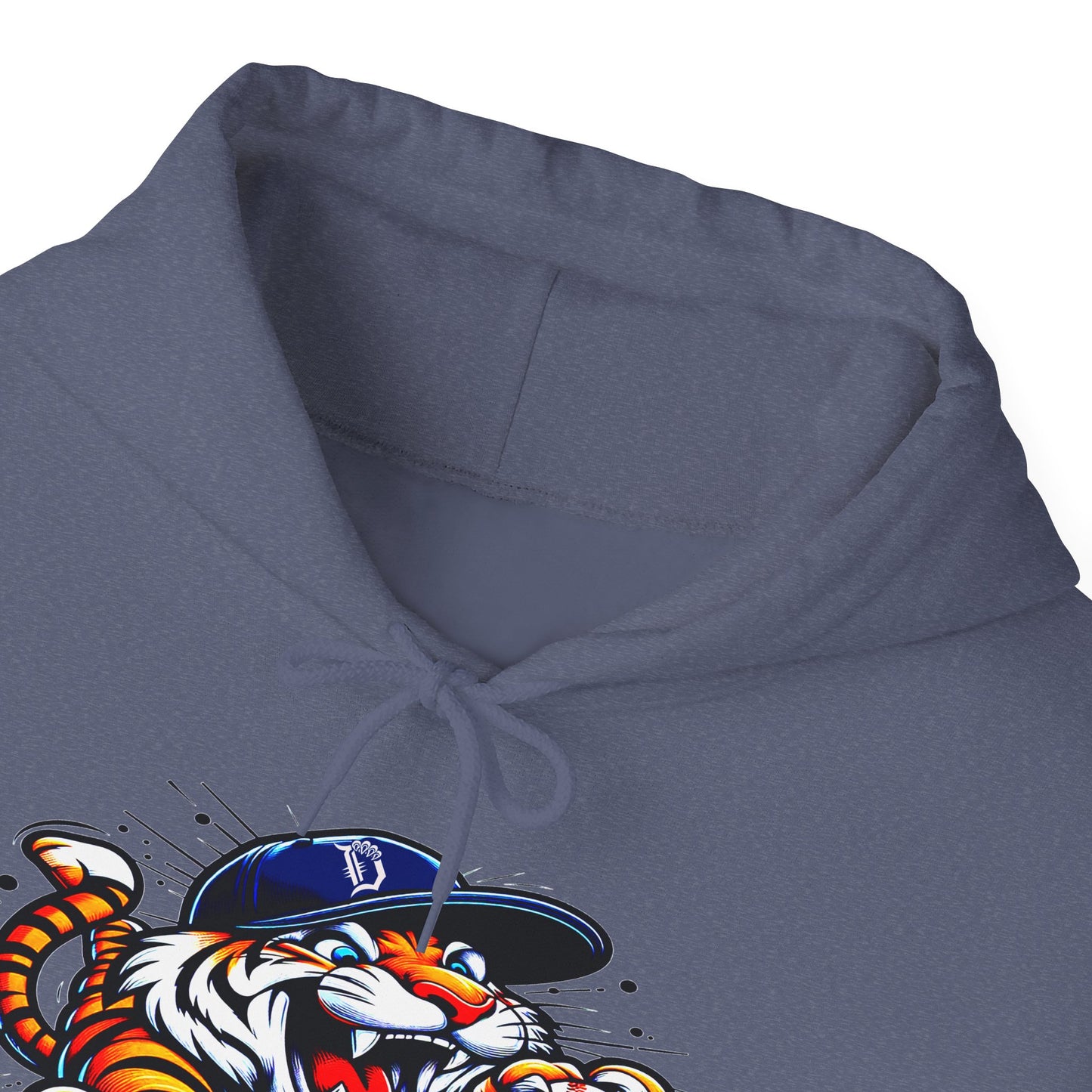 Detroit Roar City - Playful Tiger Graphic Hoodie