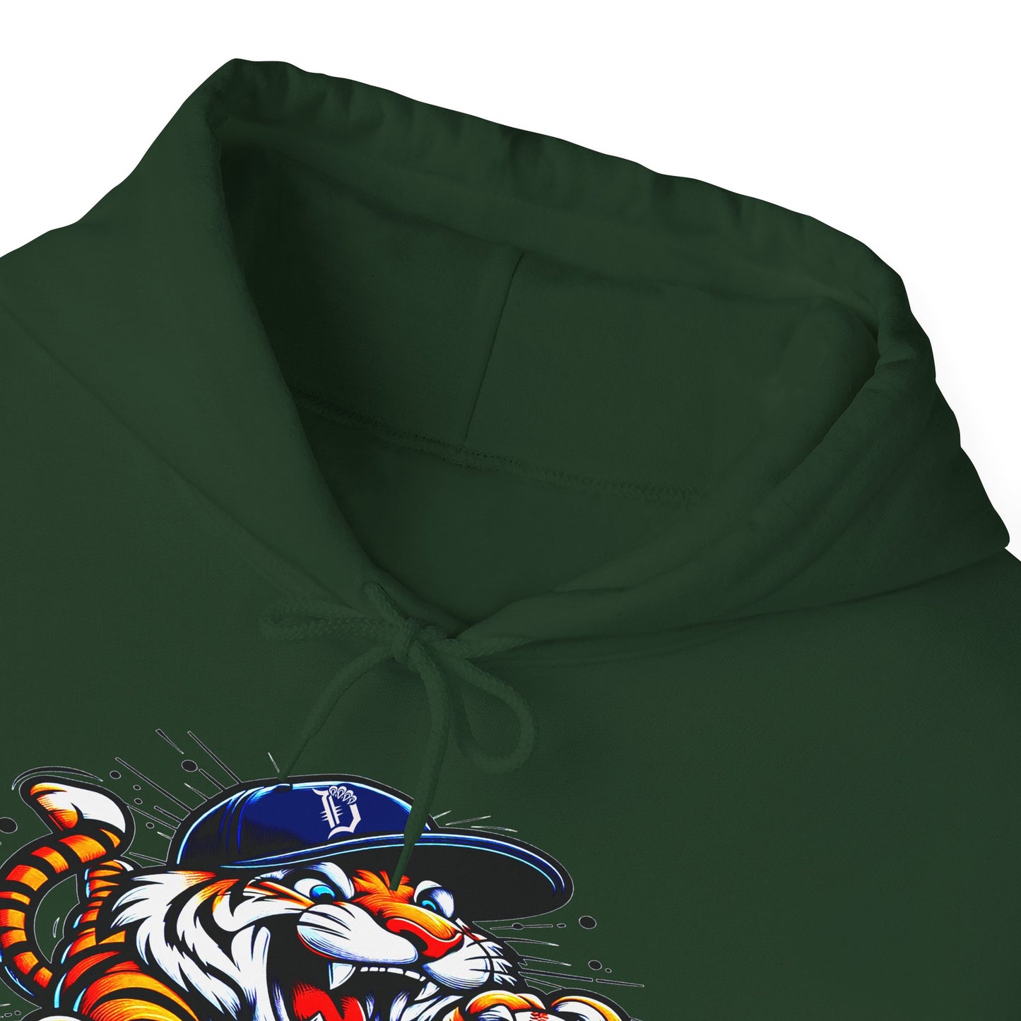 Detroit Roar City - Playful Tiger Graphic Hoodie