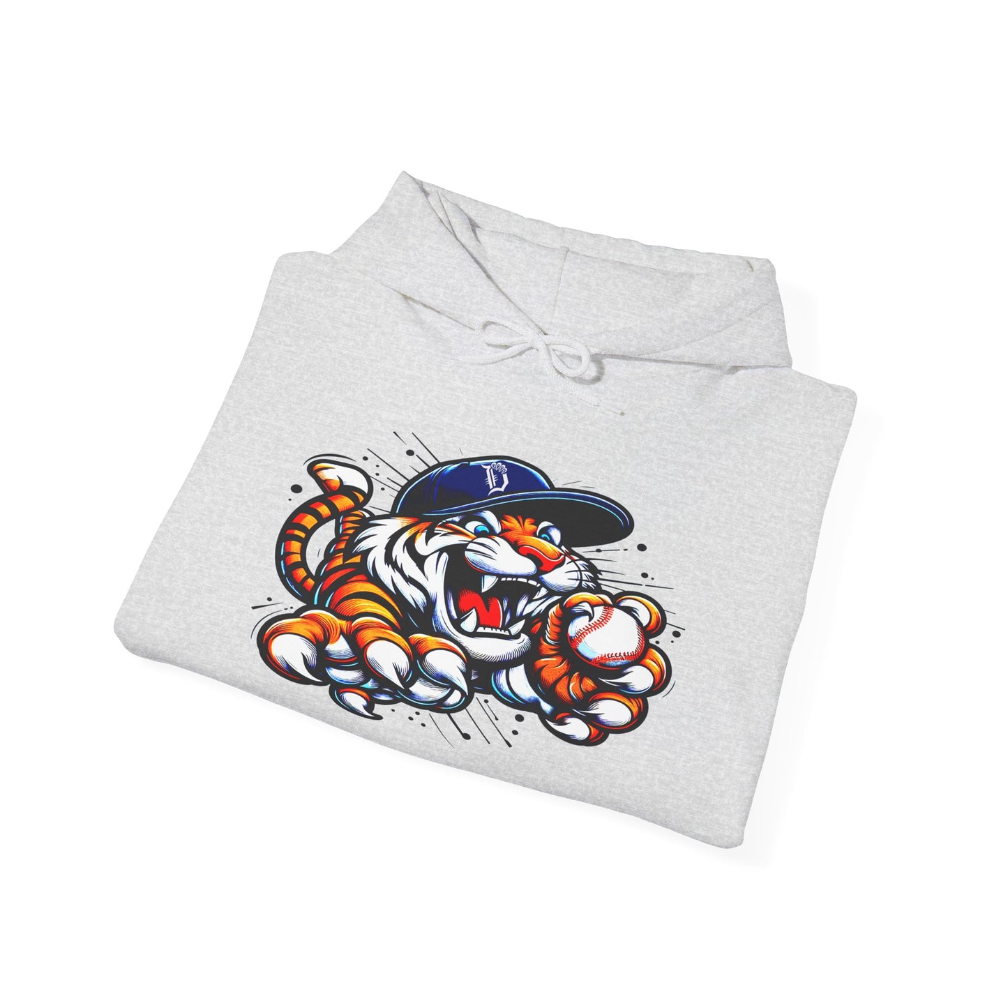 Detroit Roar City - Playful Tiger Graphic Hoodie