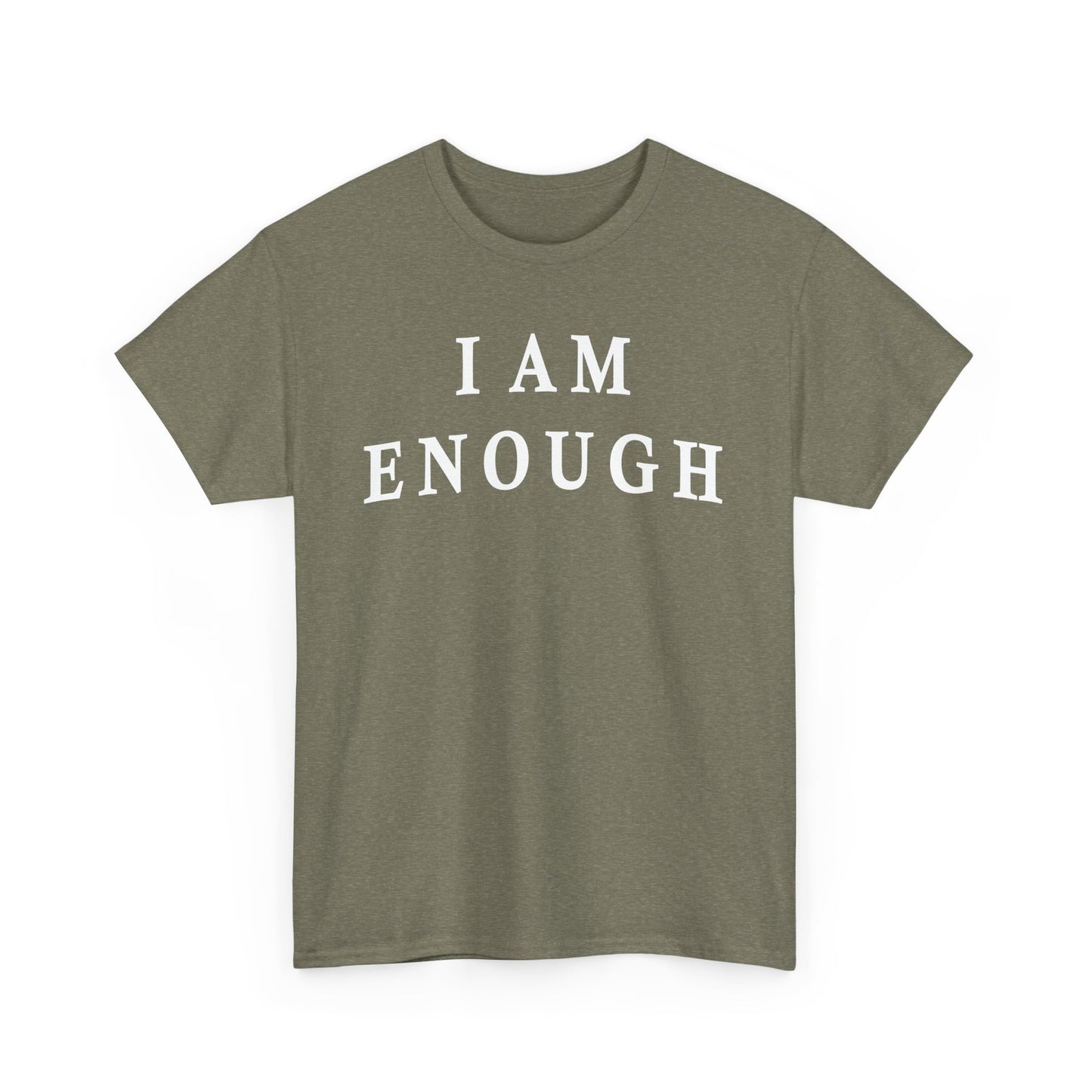 Inspirational quote "I Am Enough" Unisex Tee