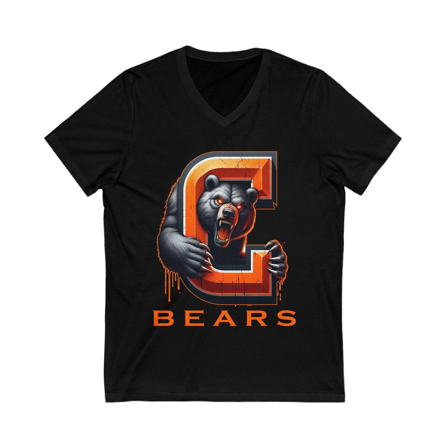 Chicago Bears Unisex V-Neck Tee