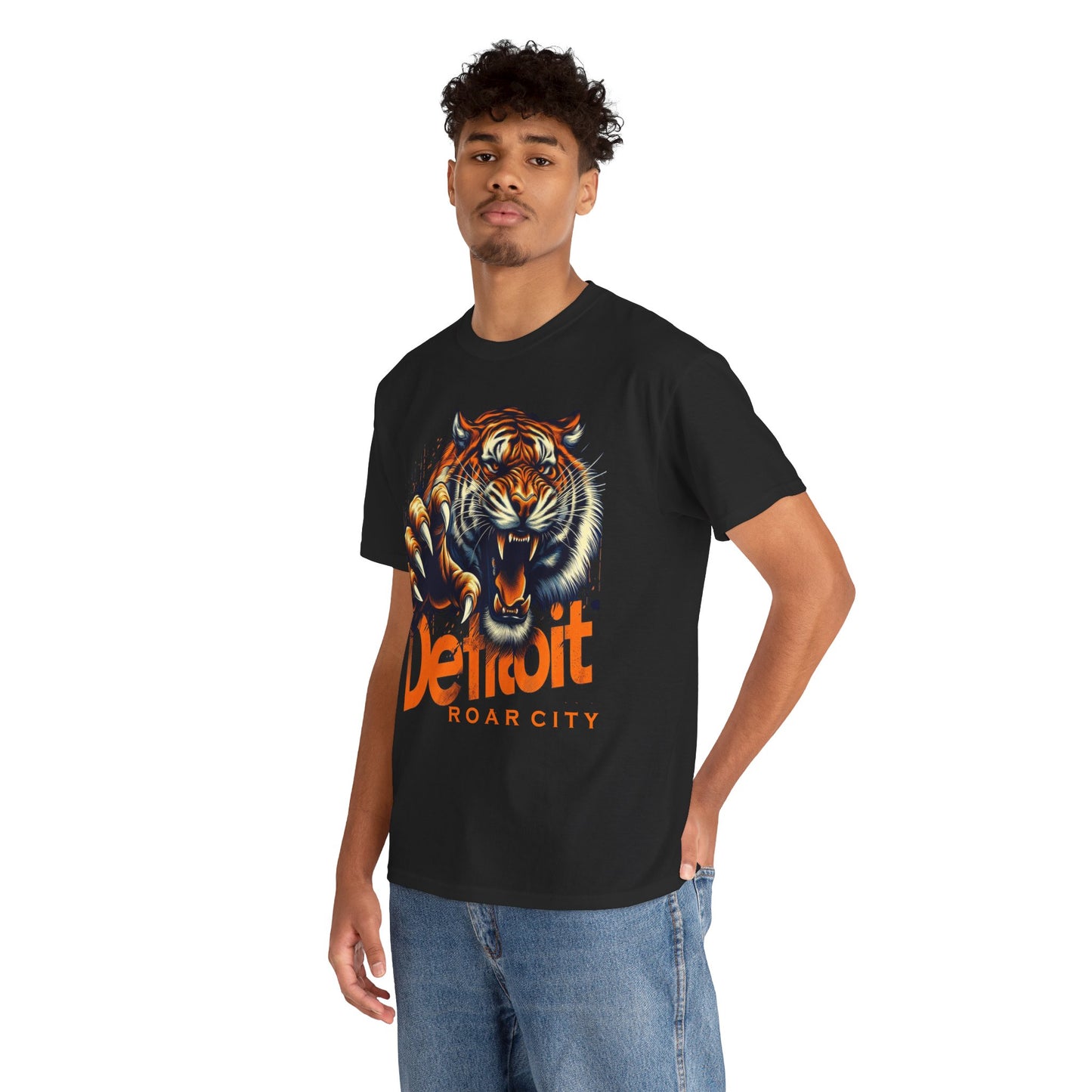 Detroit Tigers Roar City Tee, Football Fan Shirt, Sports Team Apparel, Unisex T-Shirt, Detroit Lions Gift