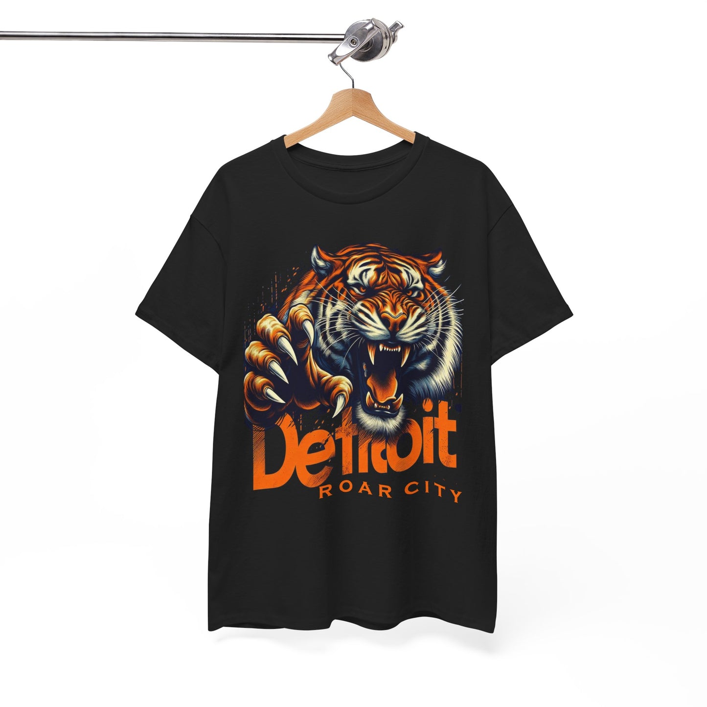 Detroit Tigers Roar City Tee, Football Fan Shirt, Sports Team Apparel, Unisex T-Shirt, Detroit Lions Gift