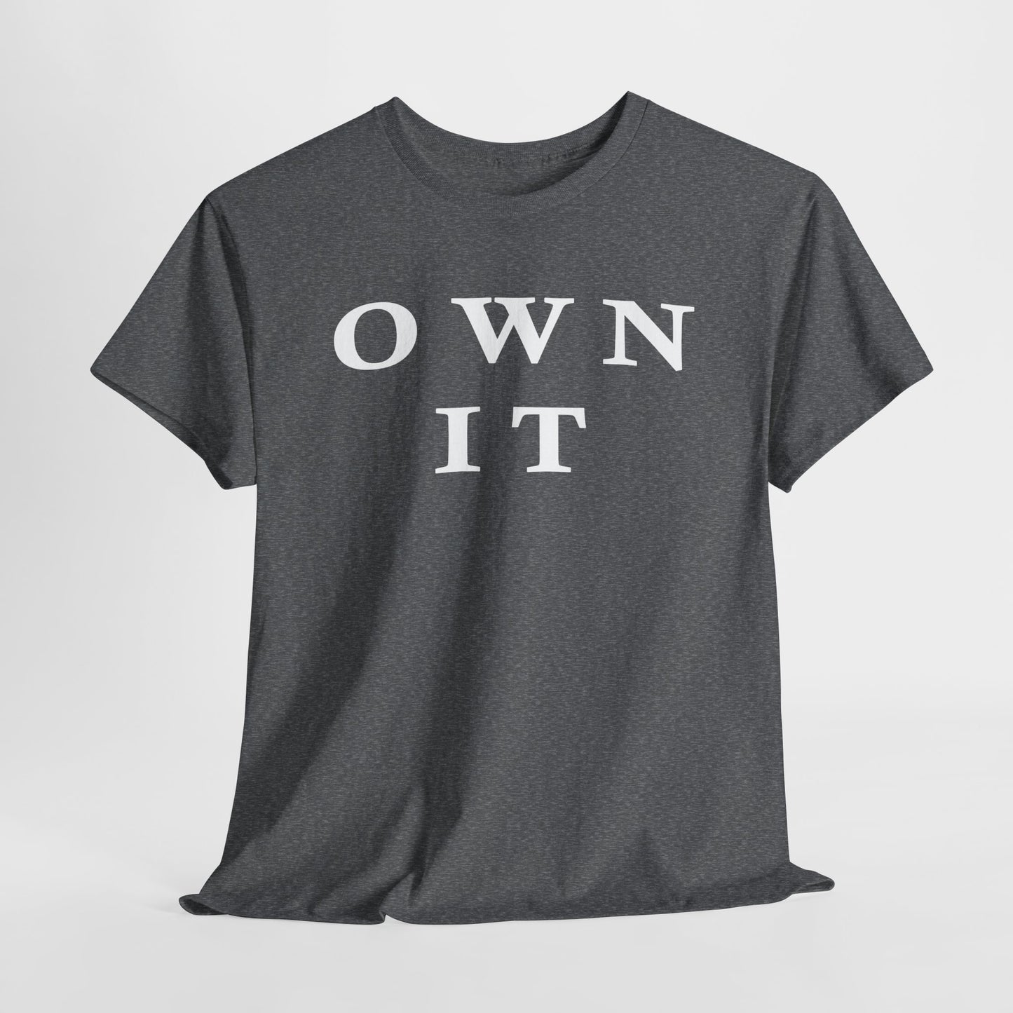 "Own It" Unisex Tee, Birthday Gift, Everyday Wear, Casual Style, Unisex Cotton Shirt
