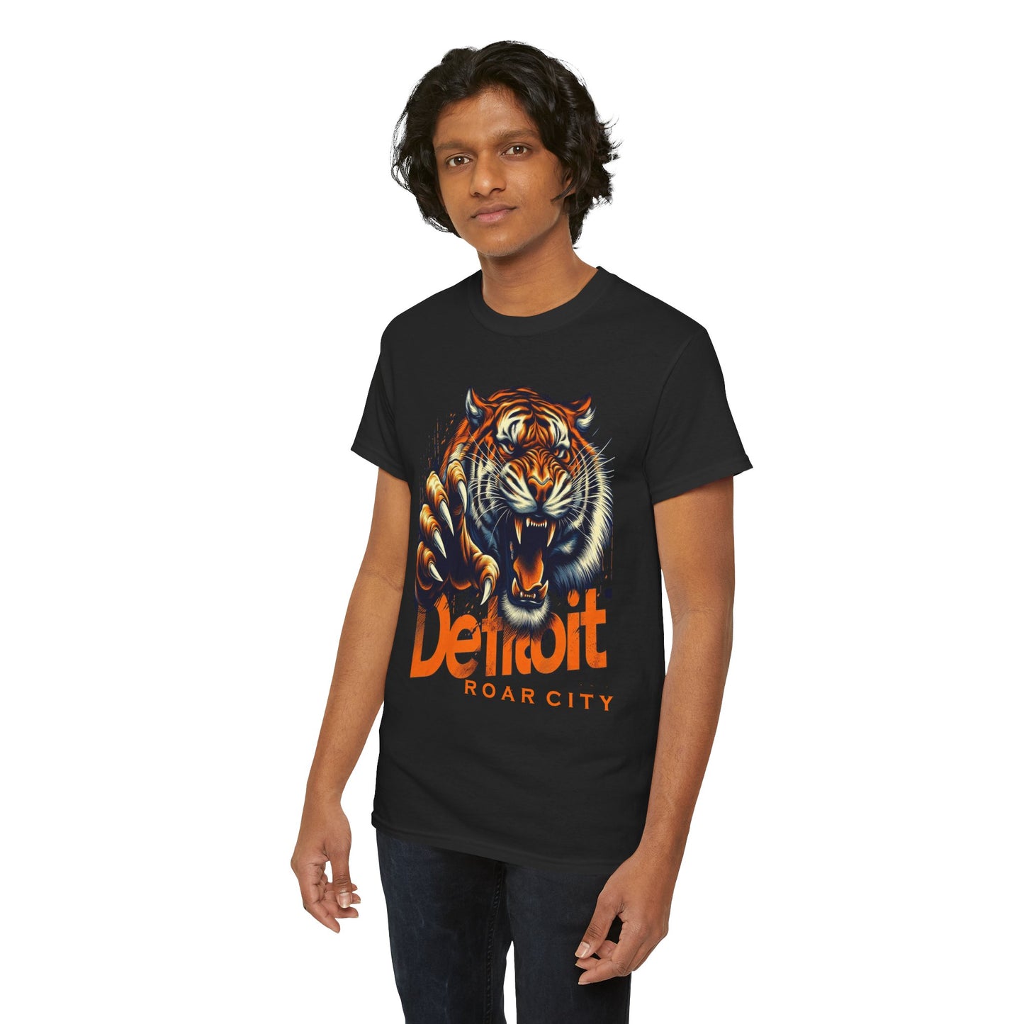 Detroit Tigers Roar City Tee, Football Fan Shirt, Sports Team Apparel, Unisex T-Shirt, Detroit Lions Gift