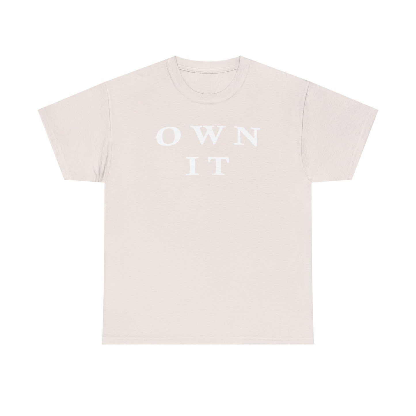 "Own It" Unisex Tee, Birthday Gift, Everyday Wear, Casual Style, Unisex Cotton Shirt