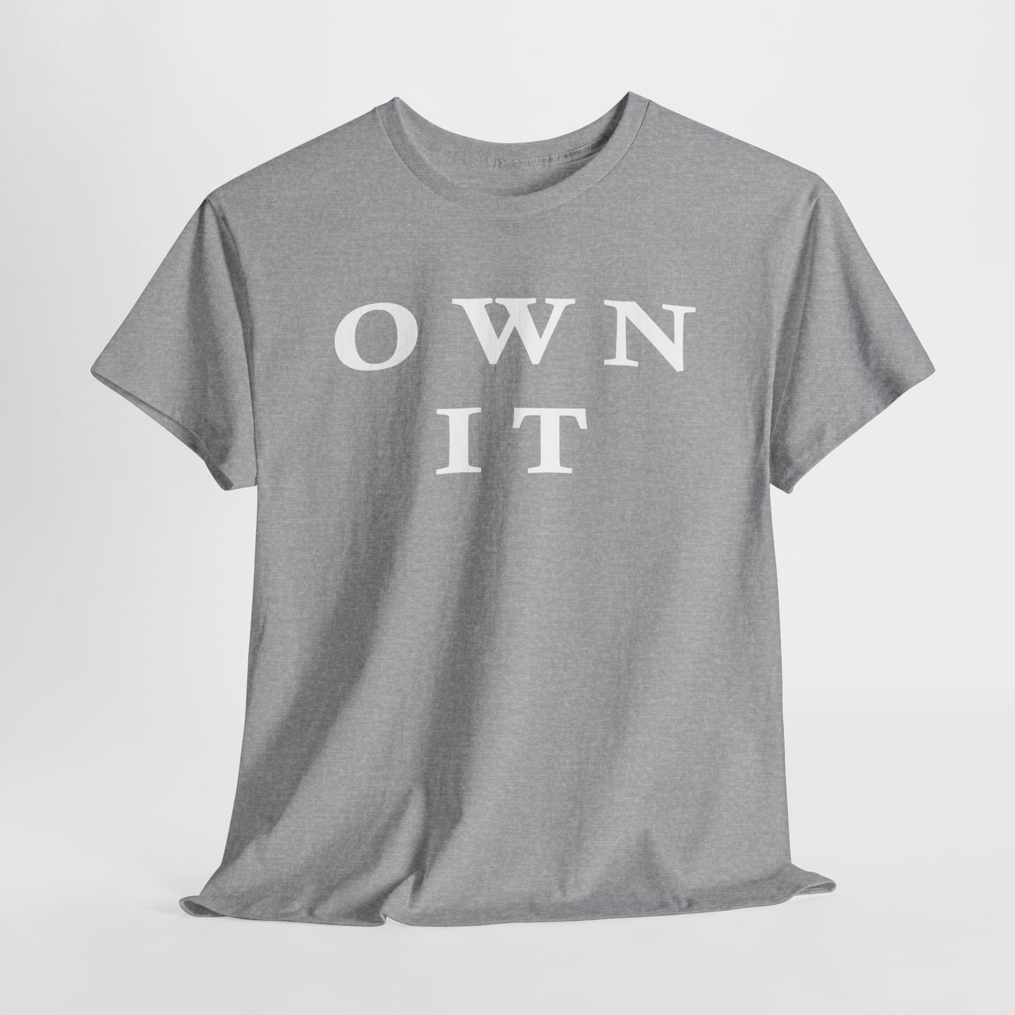 "Own It" Unisex Tee, Birthday Gift, Everyday Wear, Casual Style, Unisex Cotton Shirt