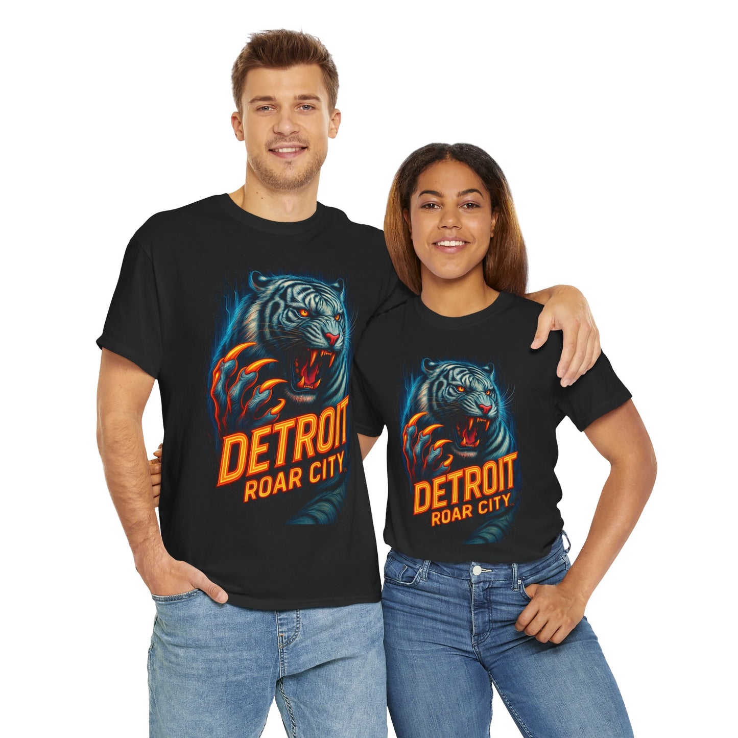 Detroit Tigers Roar City Tee, Baseball Fan Shirt, Sports Team Apparel, Unisex T-Shirt, Detroit Tigers Gift