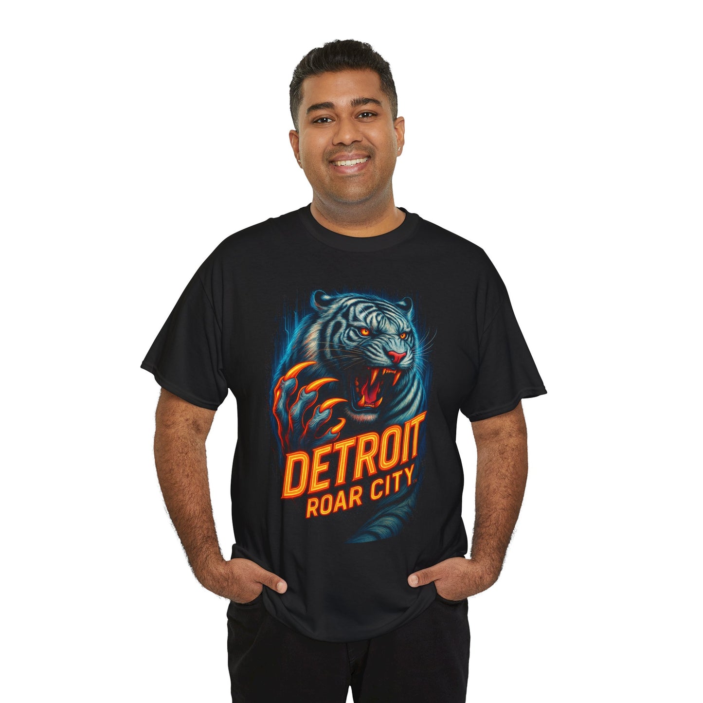 Detroit Tigers Roar City Tee, Baseball Fan Shirt, Sports Team Apparel, Unisex T-Shirt, Detroit Tigers Gift