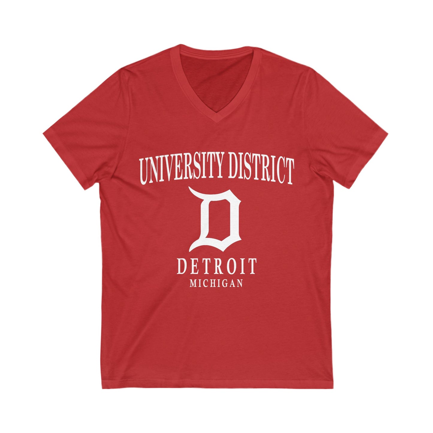 Detroit University District V-Neck Tee