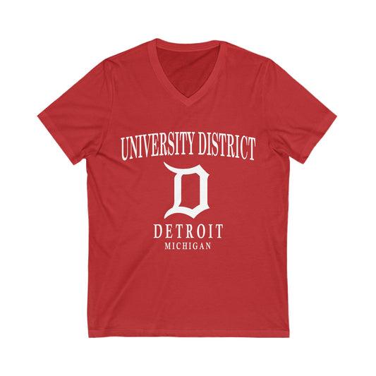 Detroit University District V-Neck Tee