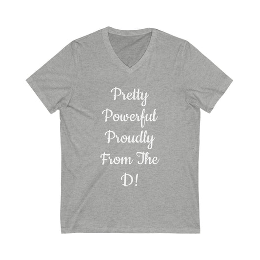 Pretty and Powerful V-Neck Tee