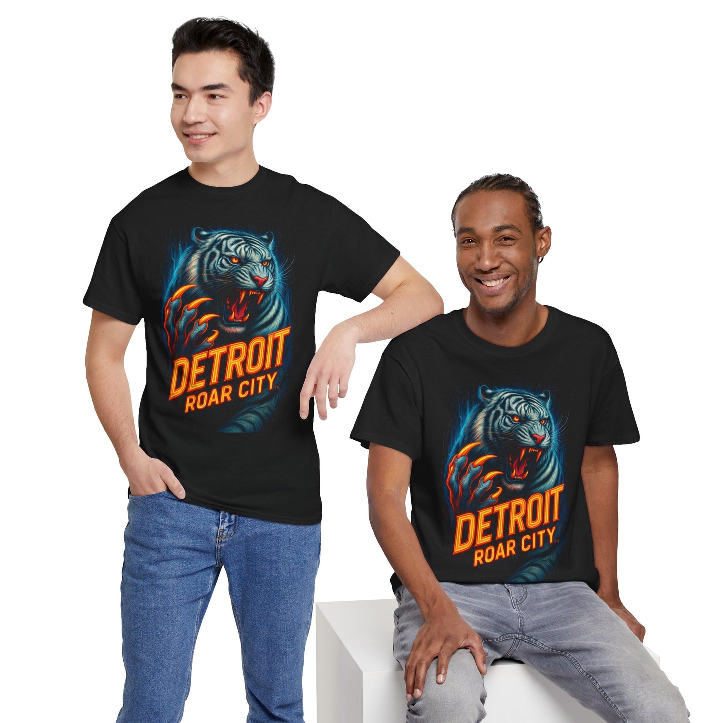Detroit Tigers Roar City Tee, Baseball Fan Shirt, Sports Team Apparel, Unisex T-Shirt, Detroit Tigers Gift