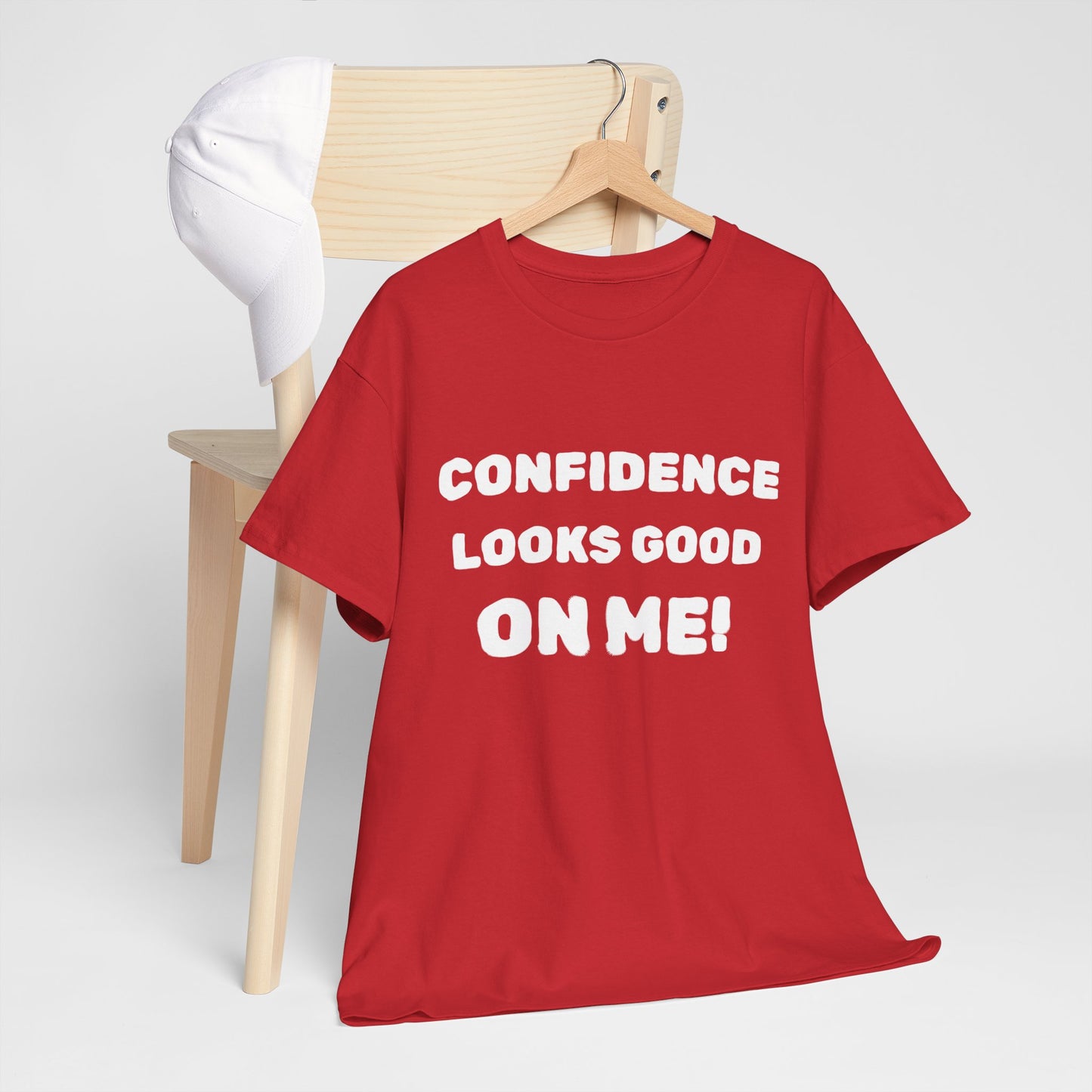 inspirational quote "Confidence Looks Good On Me" Unisex Tee