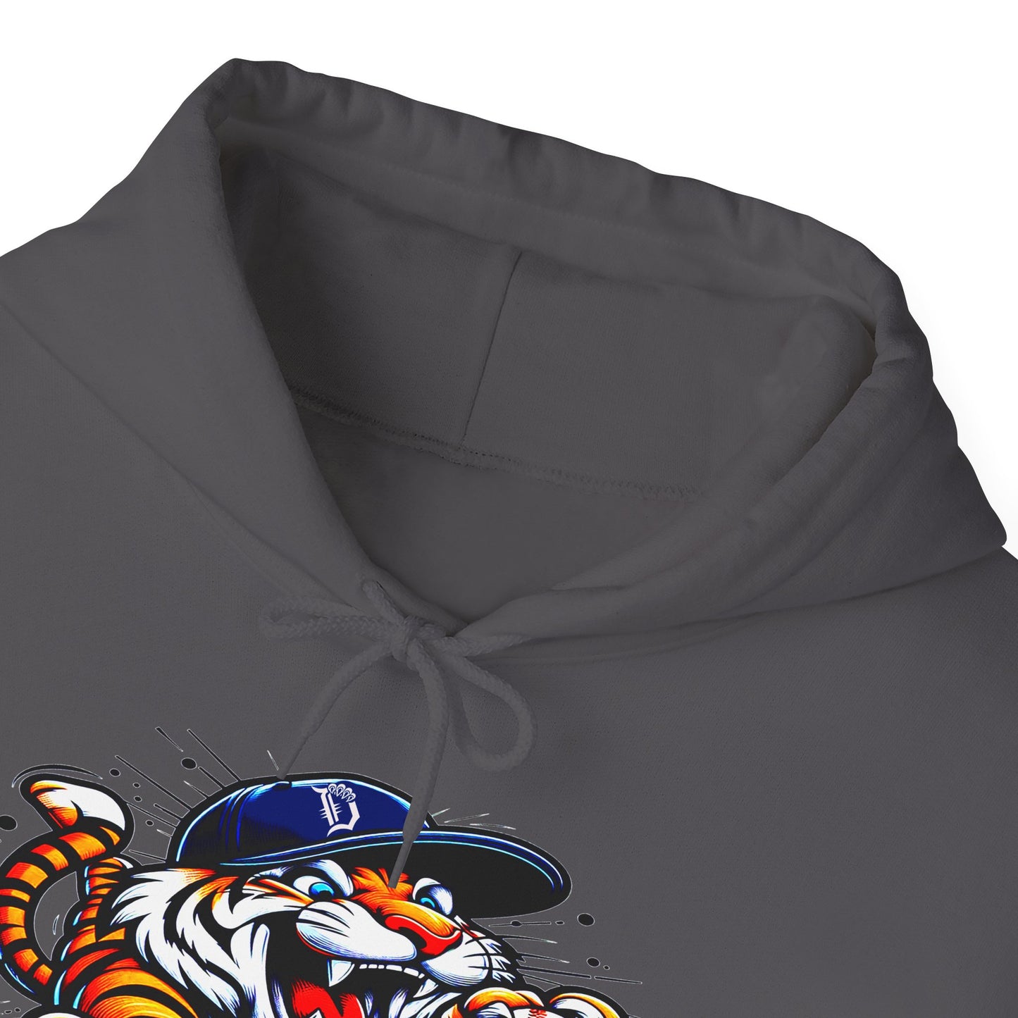 Detroit Roar City - Playful Tiger Graphic Hoodie