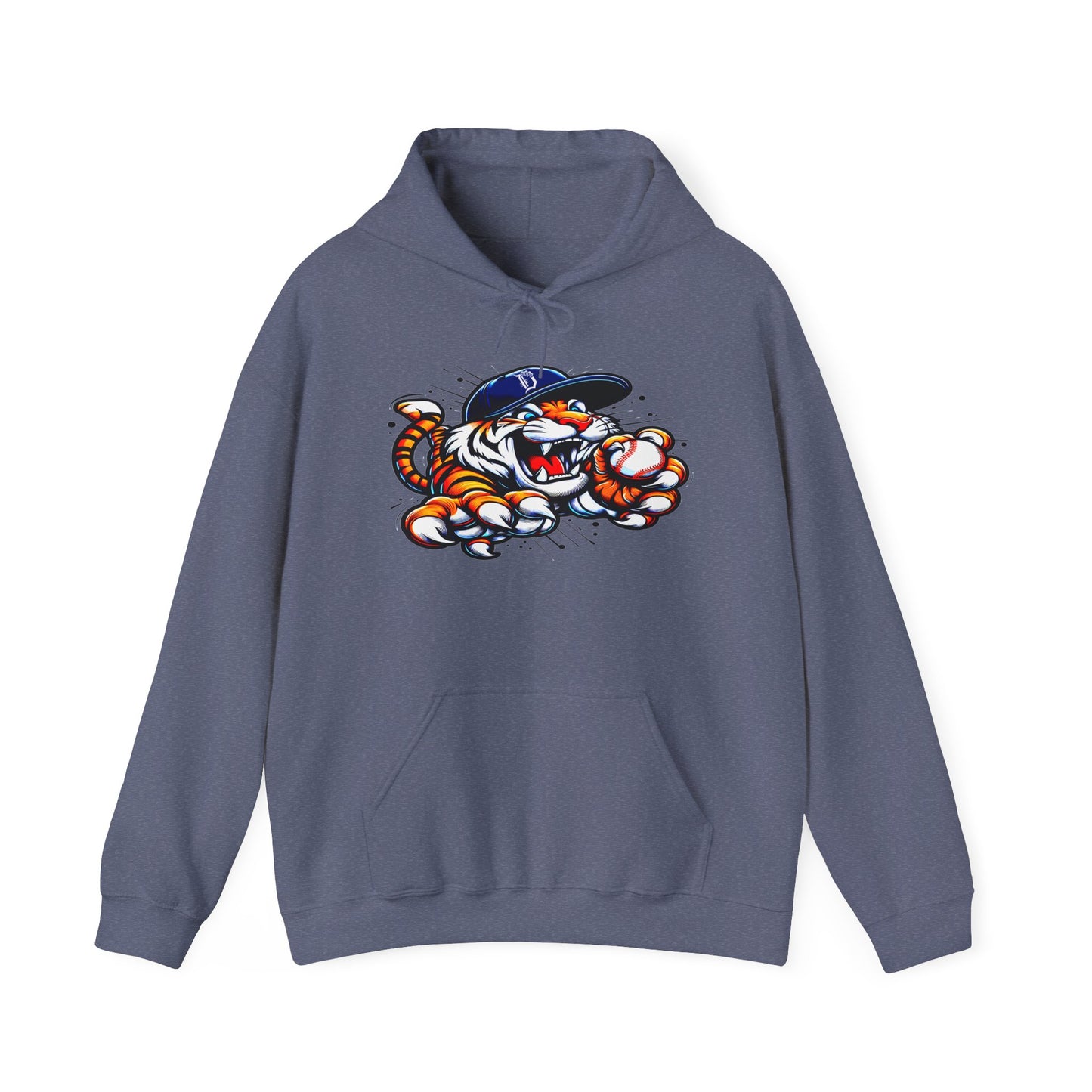 Detroit Roar City - Playful Tiger Graphic Hoodie