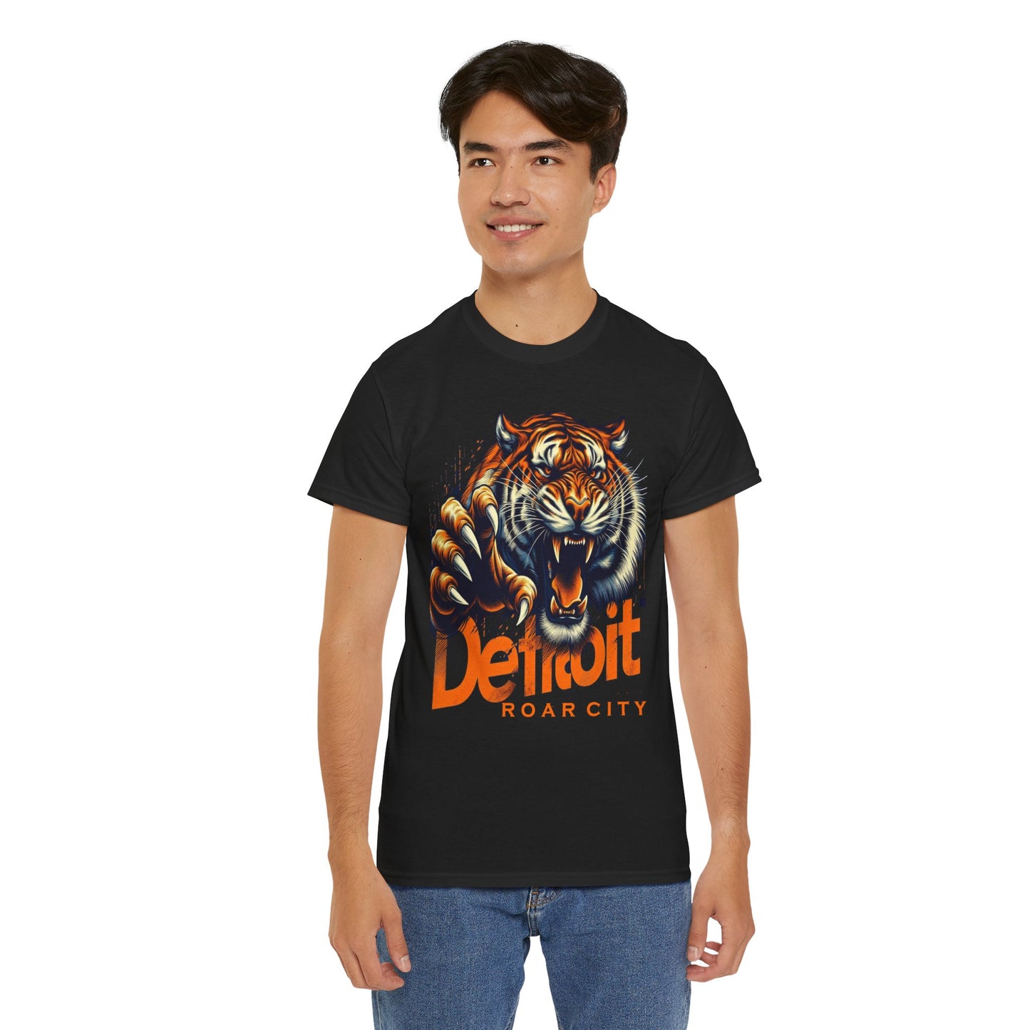 Detroit Tigers Roar City Tee, Football Fan Shirt, Sports Team Apparel, Unisex T-Shirt, Detroit Lions Gift