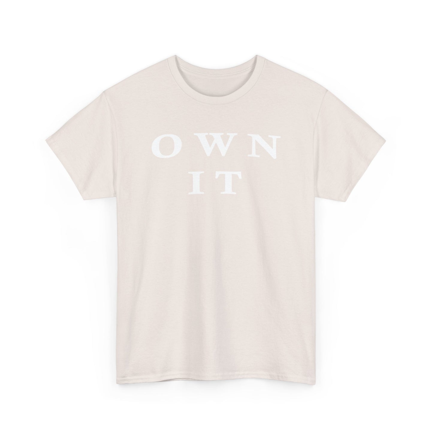 "Own It" Unisex Tee, Birthday Gift, Everyday Wear, Casual Style, Unisex Cotton Shirt