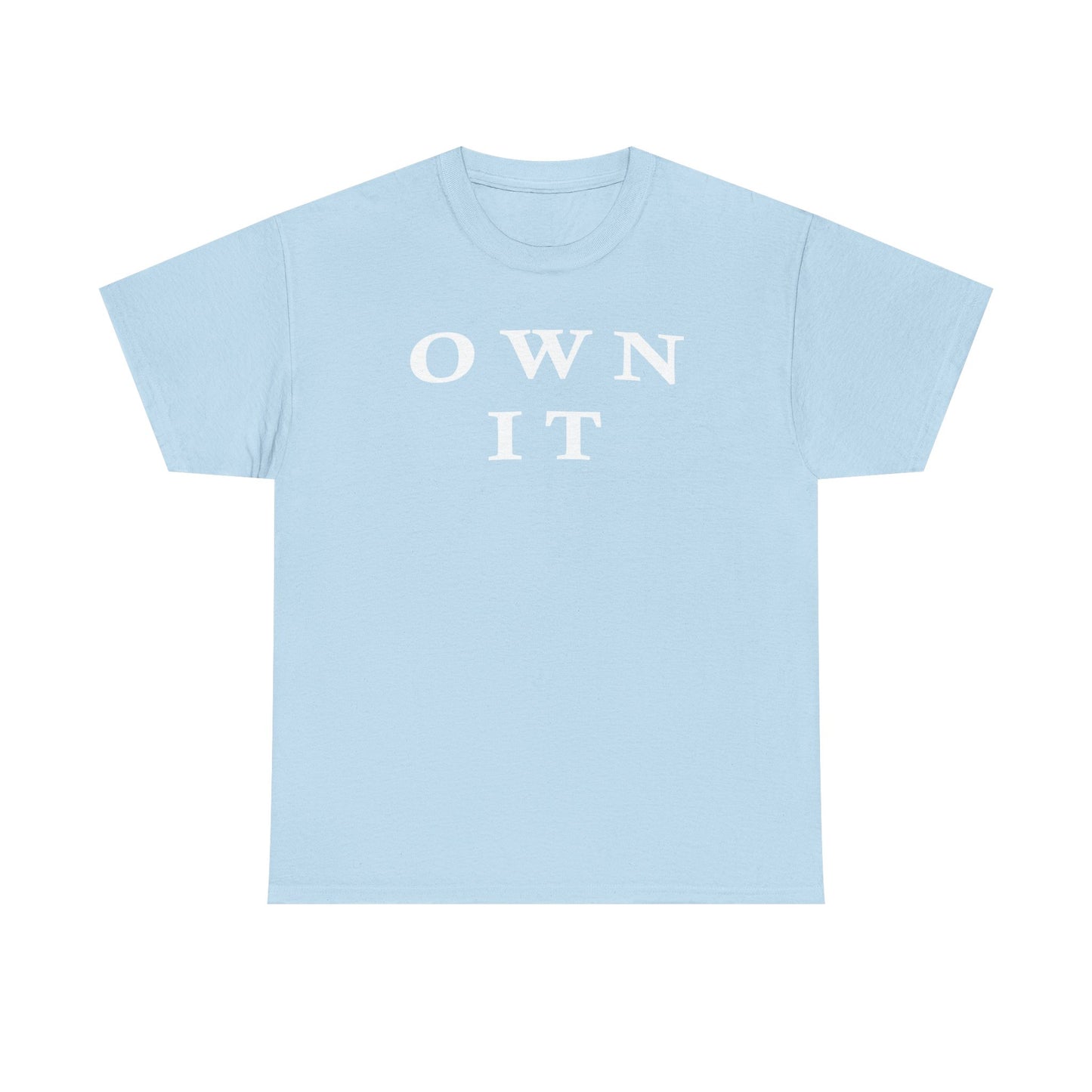 "Own It" Unisex Tee, Birthday Gift, Everyday Wear, Casual Style, Unisex Cotton Shirt