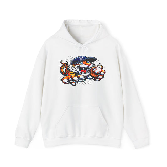 Detroit Roar City - Playful Tiger Graphic Hoodie