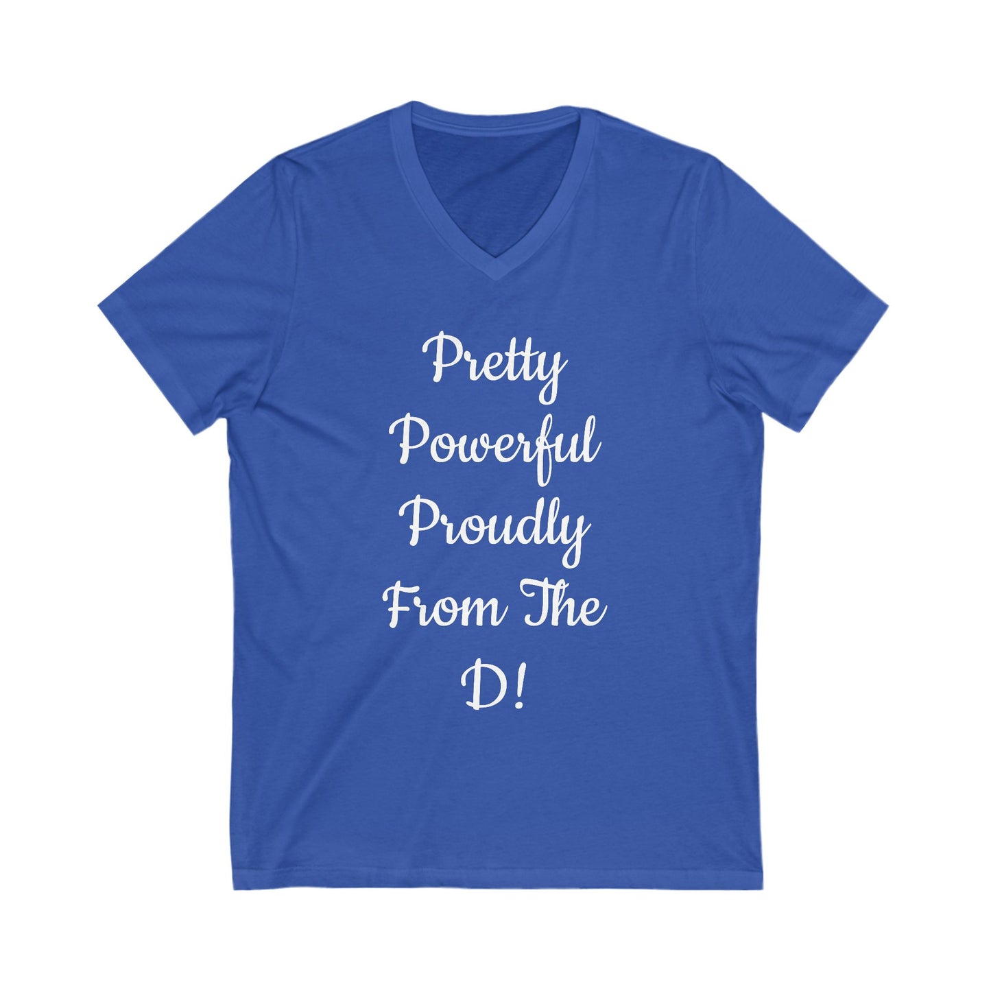 Pretty and Powerful V-Neck Tee