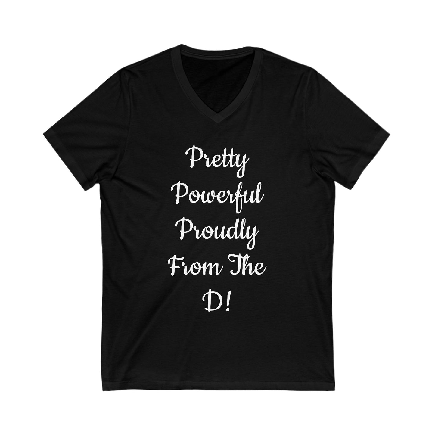 Pretty and Powerful V-Neck Tee