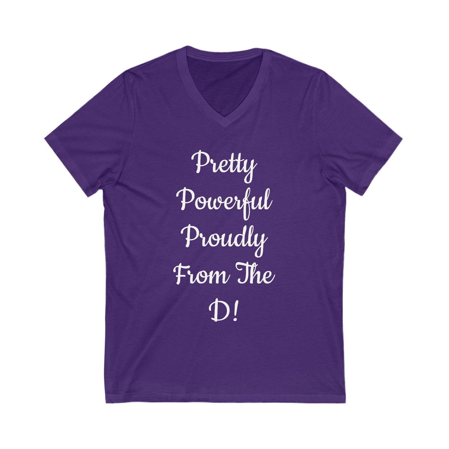 Pretty and Powerful V-Neck Tee