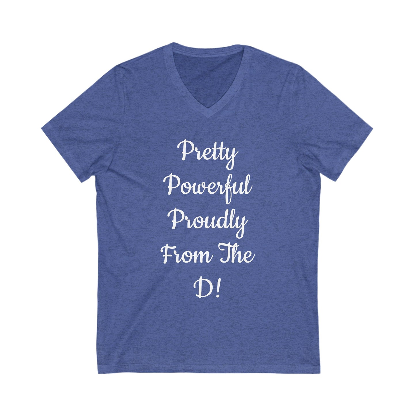Pretty and Powerful V-Neck Tee