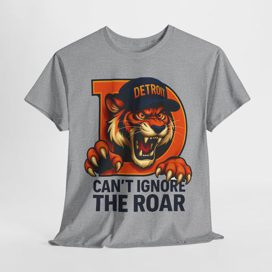 Detroit Roar City "Can't Ignore The Roar" Unisex Heavy Cotton Tee