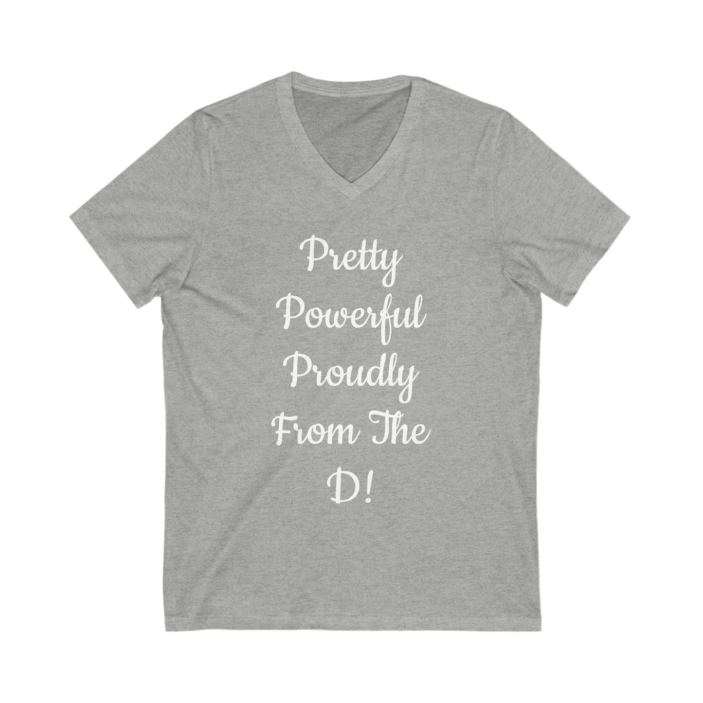 Pretty and Powerful V-Neck Tee
